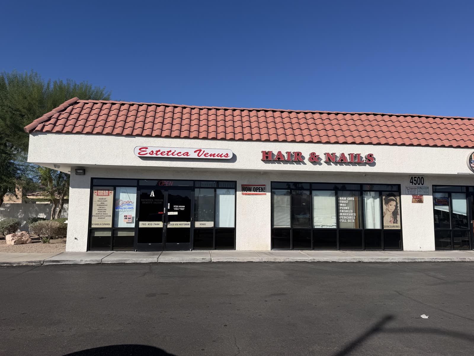 Fachada de Estética Venus